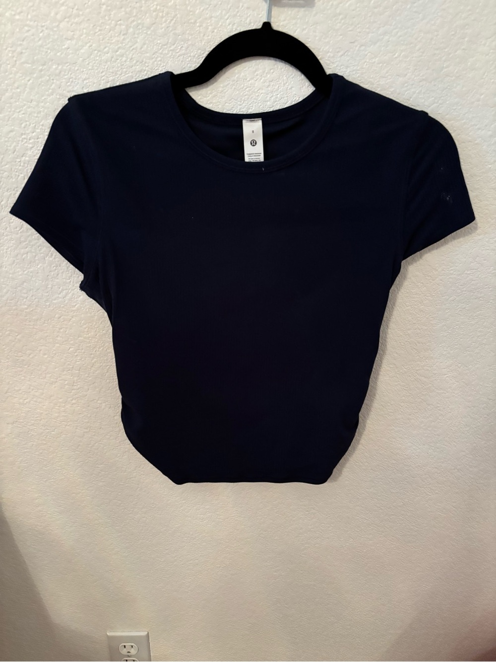 lululemon athletica Navy Short Sleeve Crew Tee